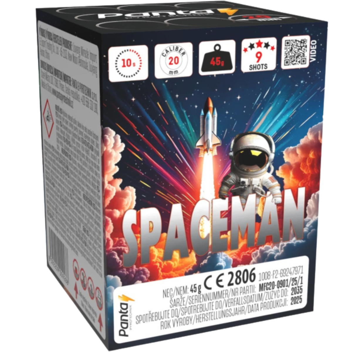 Spaceman 9 focuri / 20 mm