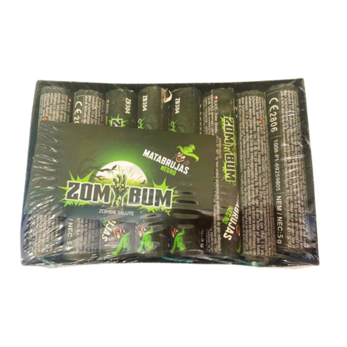 Zom Bum Matabrujas Negro 5 g 8 buc