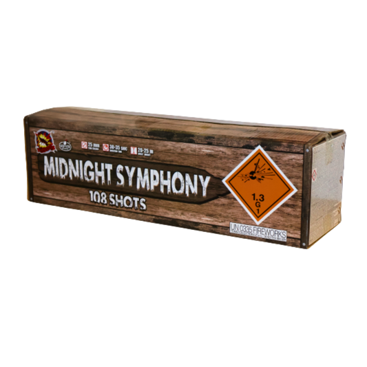 Midnight Symphony 108 focuri 25 mm